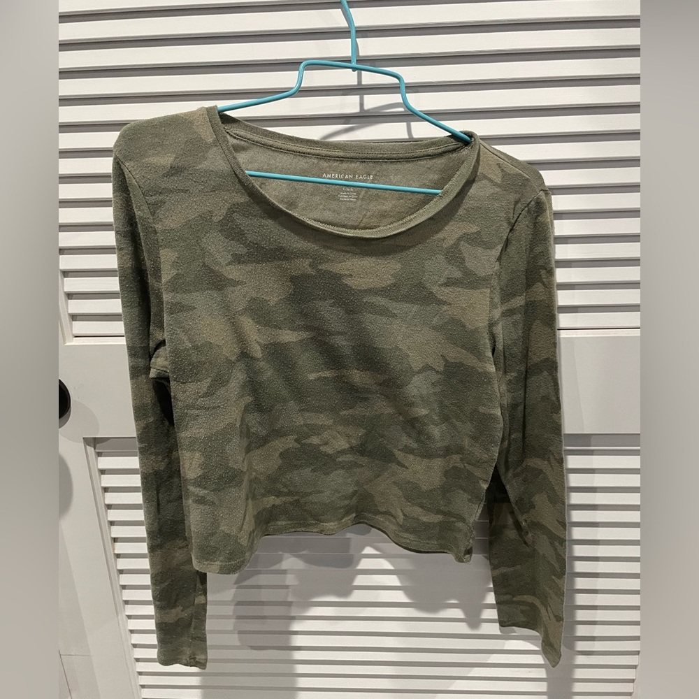 Camo Crop Top